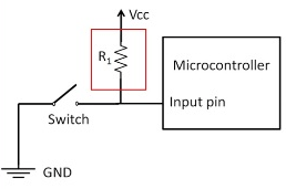 Pull-UP Resistor Circuit Diagram