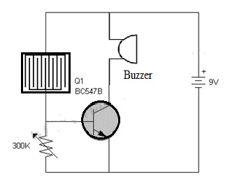 Rain Sensor Circuit Diagram