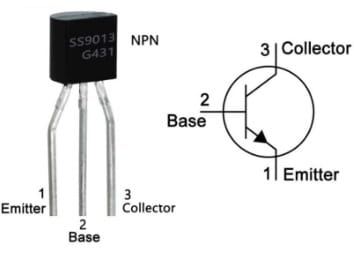 S9013 Transistor Pin Configuration