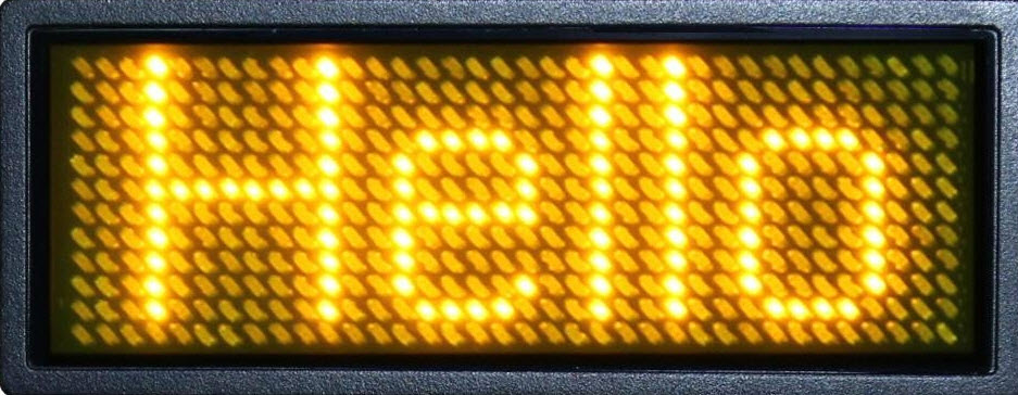 Scrolling LED Display