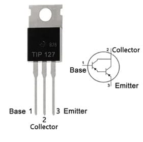 TIP127 Darlington Transistor Pin Configuration
