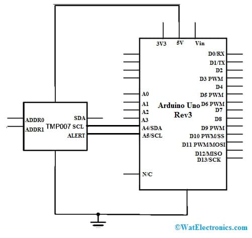 TMP007 Interfacing with Arduino