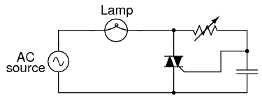 Triac Lamp Dimmer Circuit