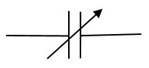 Variable Capacitor Symbol