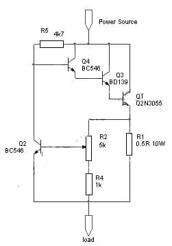 Variable Current Limiter Circuit