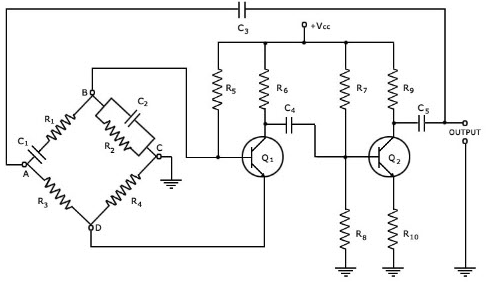 Wein Bridge Oscillator Circuit Diagram